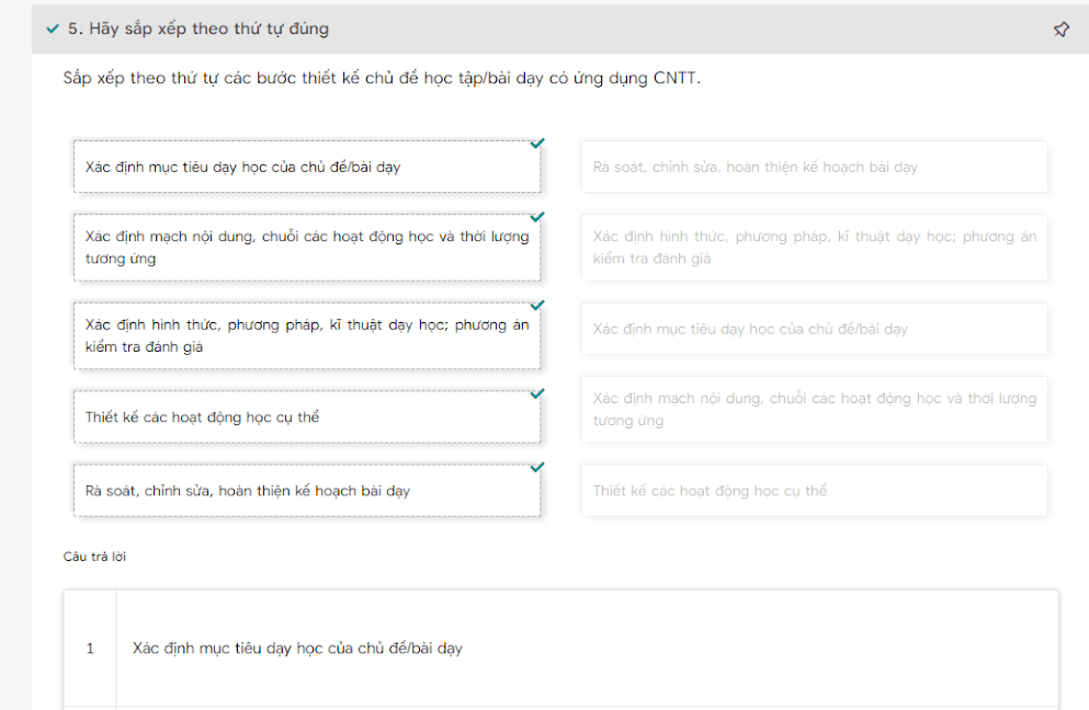 Đáp án module 9 tin học
