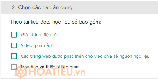 Đáp án trắc nghiệm Mĩ thuật module 9 đầy đủ