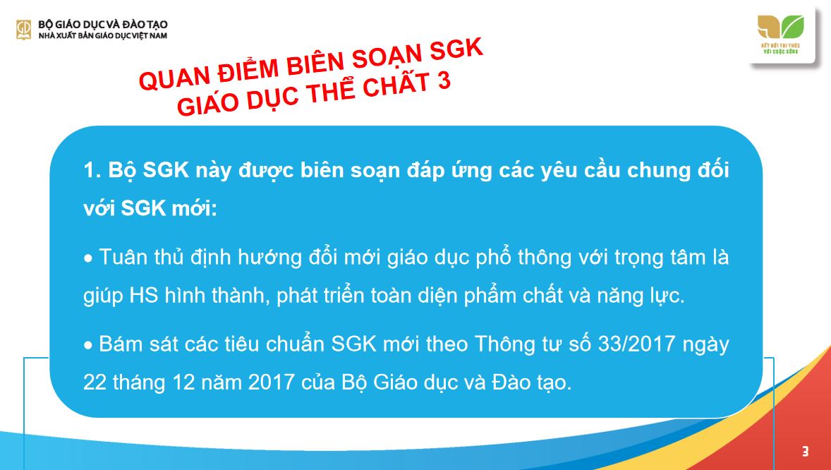 Giới thiệu SGK GDTC lớp 3 bộ Kết nối tri thức với cuộc sống
