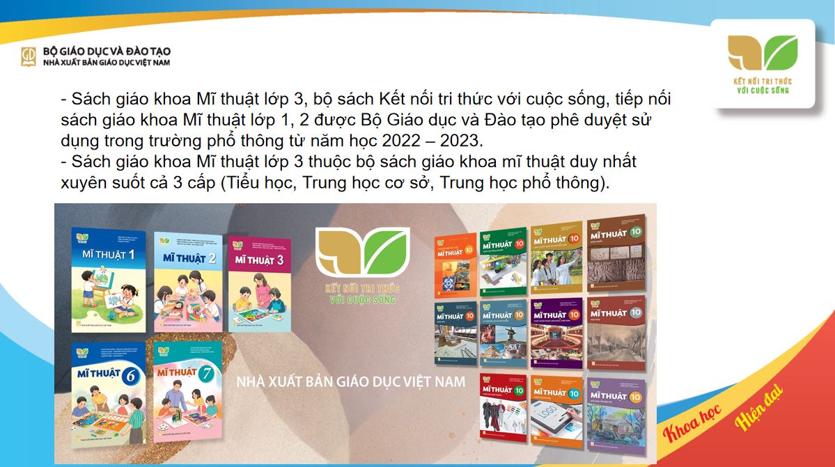 Giới thiệu SGK Mĩ thuật lớp 3 bộ Kết nối tri thức với cuộc sống