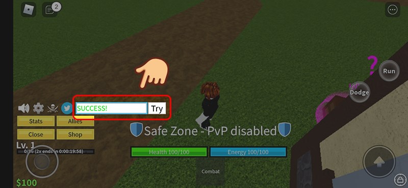 Cách nhập code Blox Fruit