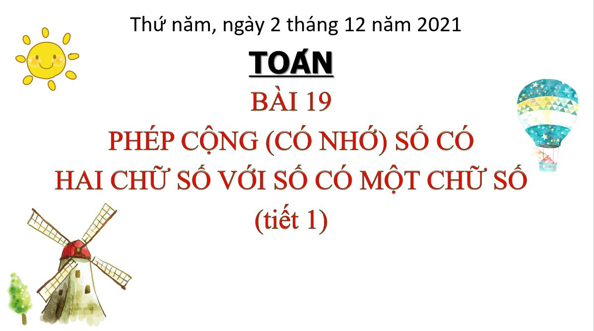 Sản phẩm cuối khóa module 9 môn Toán