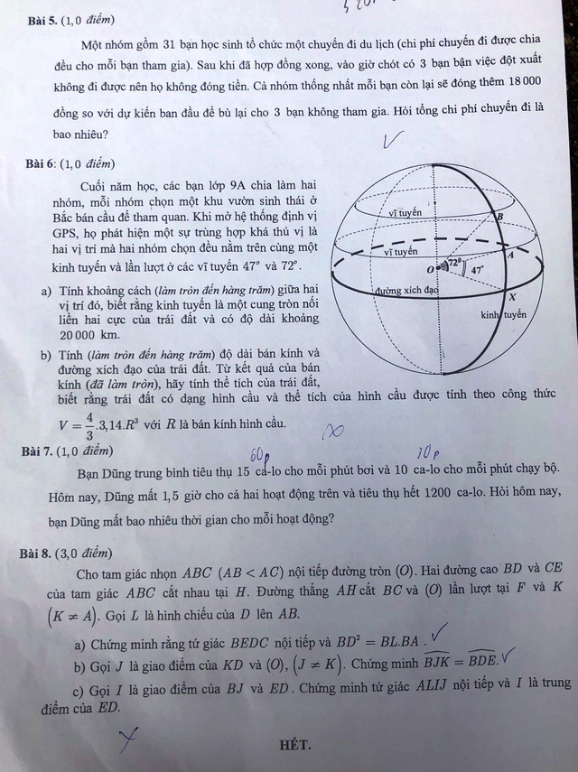 Đề thi tuyển sinh lớp 10 môn Toán TP HCM 2019