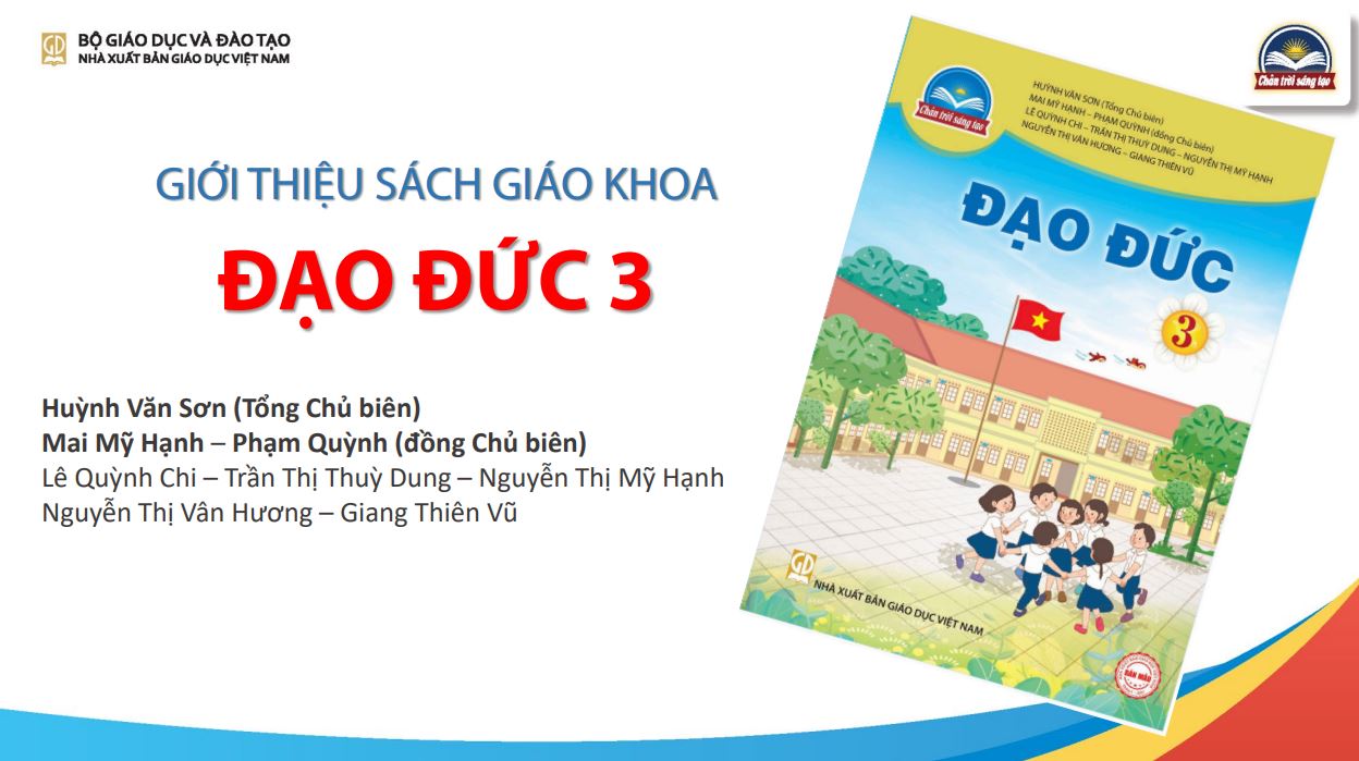 Tài liệu giới thiệu sách giáo khoa Đạo đức lớp 3 bộ Chân trời sáng tạo