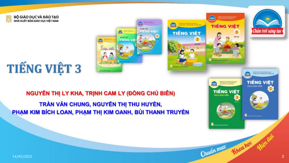Tài liệu giới thiệu sách giáo khoa Tiếng Việt lớp 3 bộ Chân trời sáng tạo