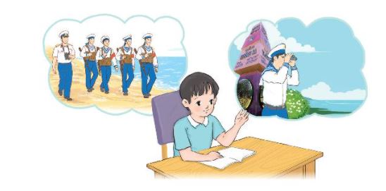 Viết lời cảm ơn các chú bộ đội hải quân đang làm nhiệm vụ bảo vệ biển đảo