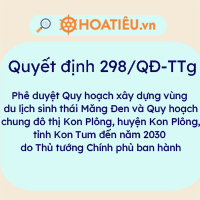 Quyết định 298/QĐ-TTg năm 2013 phê duyệt Quy hoạch xây dựng vùng du lịch sinh thái Măng Đen