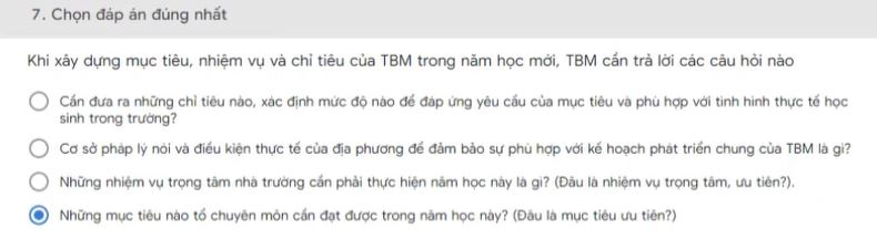 Bài tập cuối khóa Mô đun 4 môn Tiếng Anh