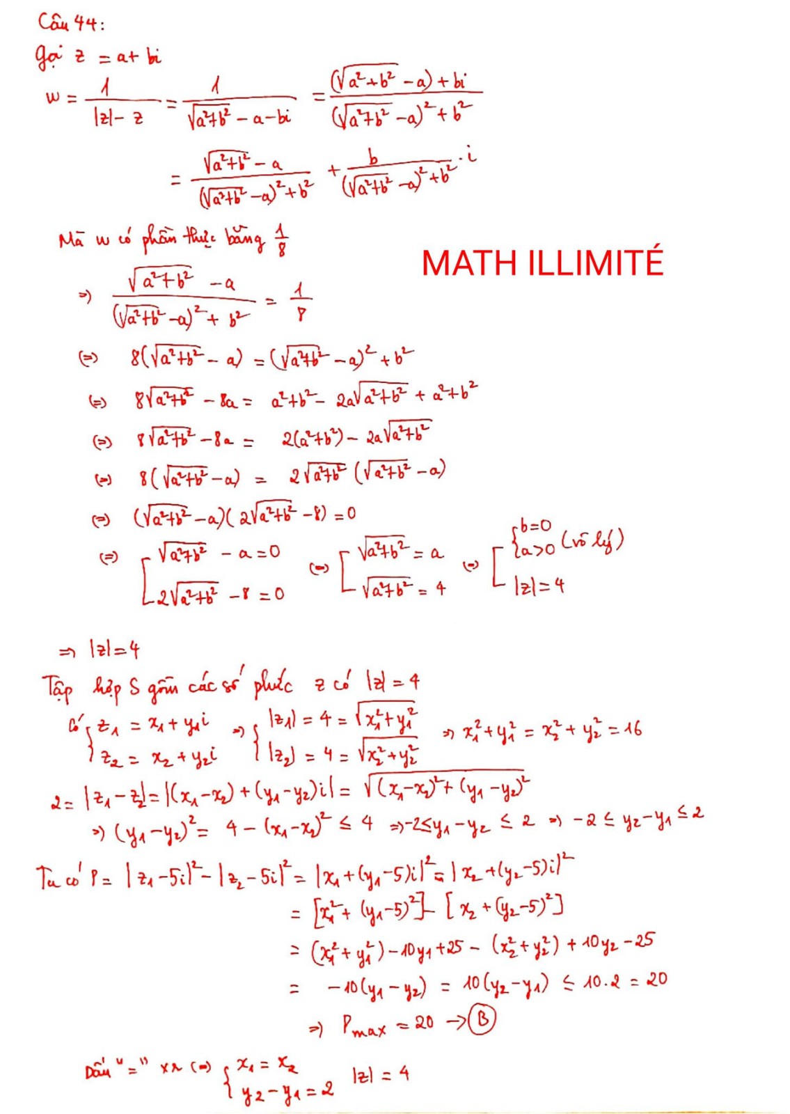 Đáp án giải chi tiết đề minh họa 2022 môn Toán