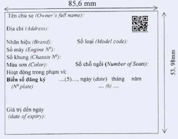 Giấy Chứng nhận đăng ký xe ô tô