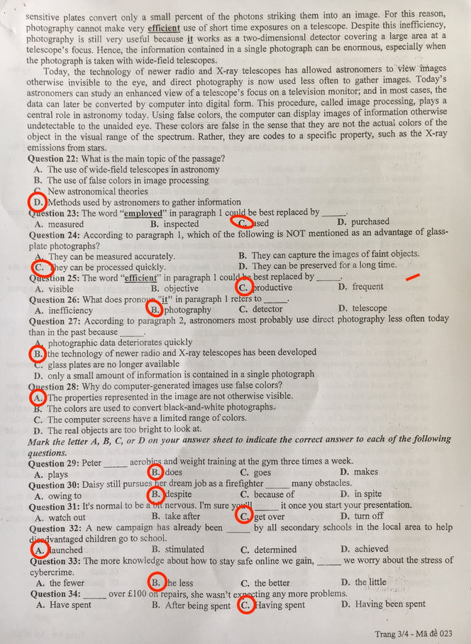 De thi thu tot nghiep THPT mon Anh 2022 - So GD Ha Noi