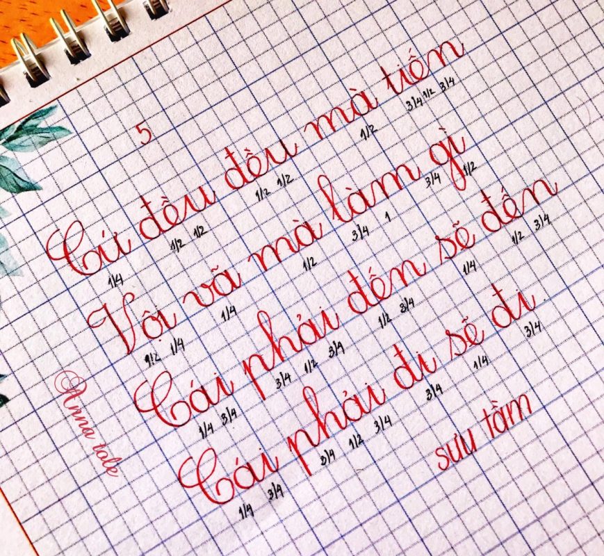 Cách viết chữ ghép lớp 1 đúng ô li