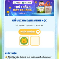 Đáp án Đố vui môi trường rinh quà sống tốt MoMo