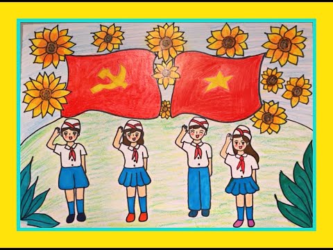 Vẽ tranh về Đoàn đội