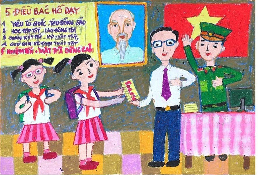 Vẽ tranh về Đoàn đội 2022