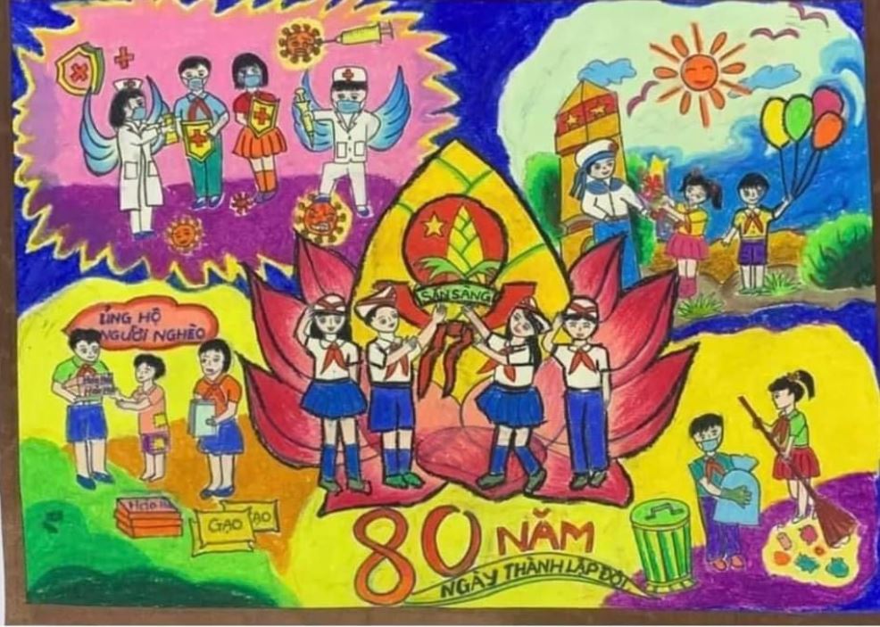Vẽ tranh Đội 2022
