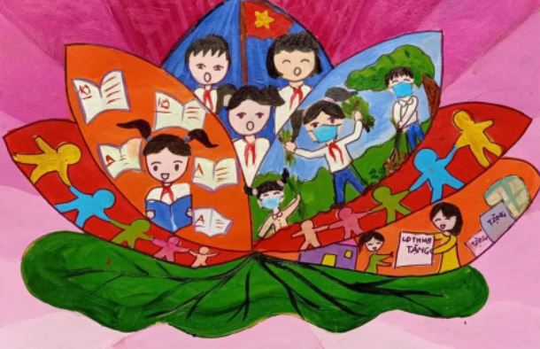 Vẽ tranh Thiếu nhi vui khỏe