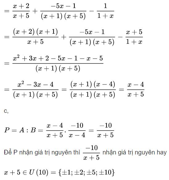 Đáp án đề thi học kì 2 môn Toán lớp 8