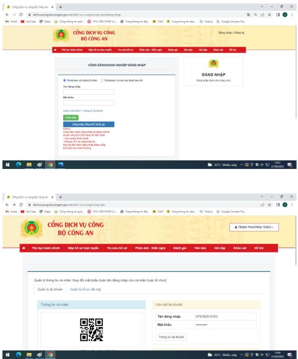 Cách đăng kí mẫu con dấu online