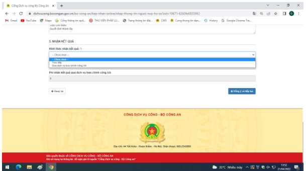Cách đăng kí mẫu con dấu online