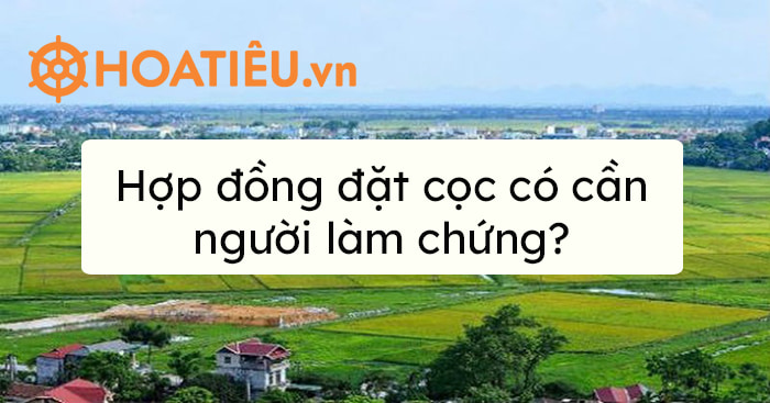Tìm hiểu về hợp đồng đặt cọc mua nhà đất