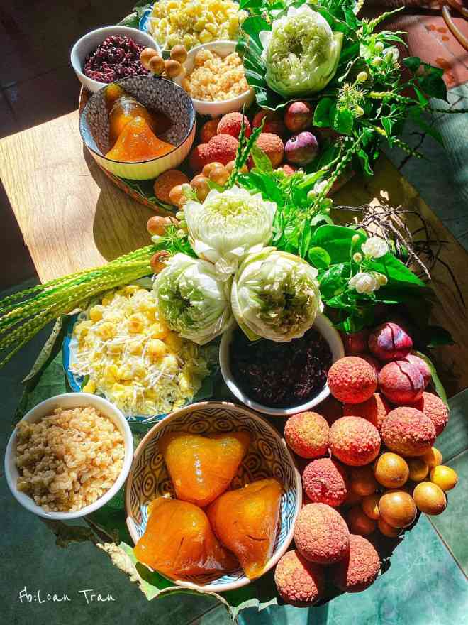 Mâm cỗ cúng Tết Đoan Ngọ đẹp