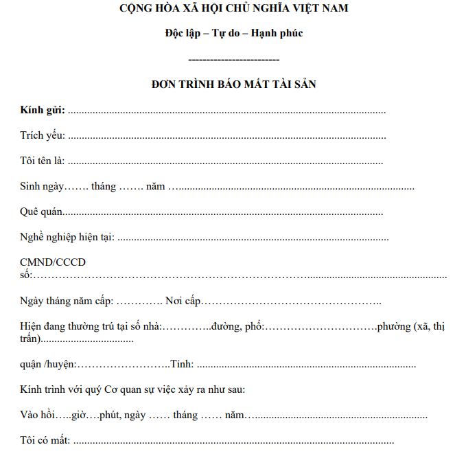 Mẫu đơn giải trình về việc đơn thư khiếu kiện gửi đến cơ quan 