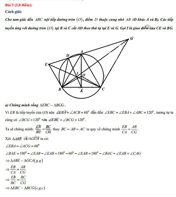 Đáp án đề thi Toán chuyên Sư phạm 2022