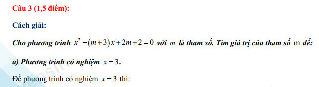 Đáp án đề thi vào lớp 10 môn Toán 2022 Bình Dương