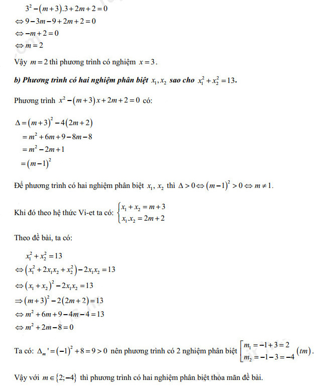 Đáp án đề thi vào lớp 10 môn Toán 2022 Bình Dương
