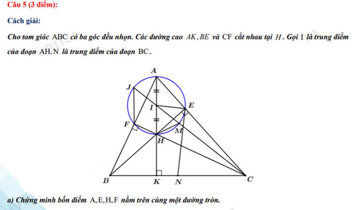 Đáp án đề thi vào lớp 10 môn Toán 2022 Bình Dương