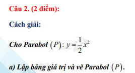 Đáp án đề thi vào lớp 10 môn Toán 2022 Bình Dương