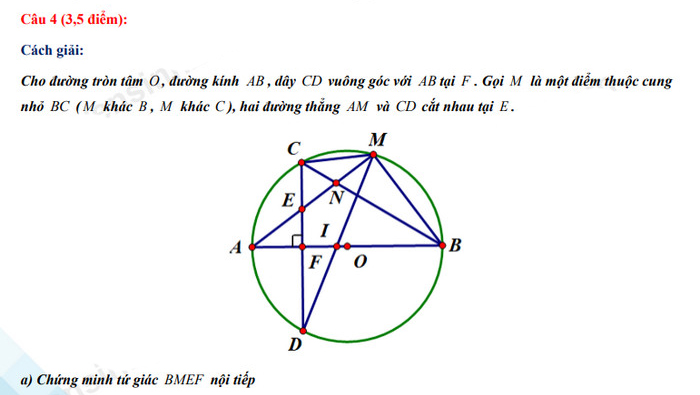 Đáp án đề thi vào 10 Toán Quảng Ninh 2022