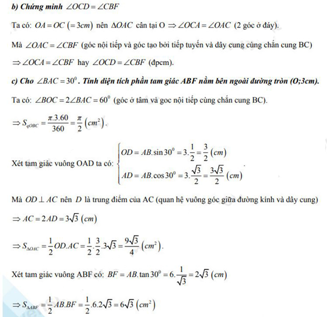  Đáp án đề thi vào 10 môn Toán Khánh Hòa 2022