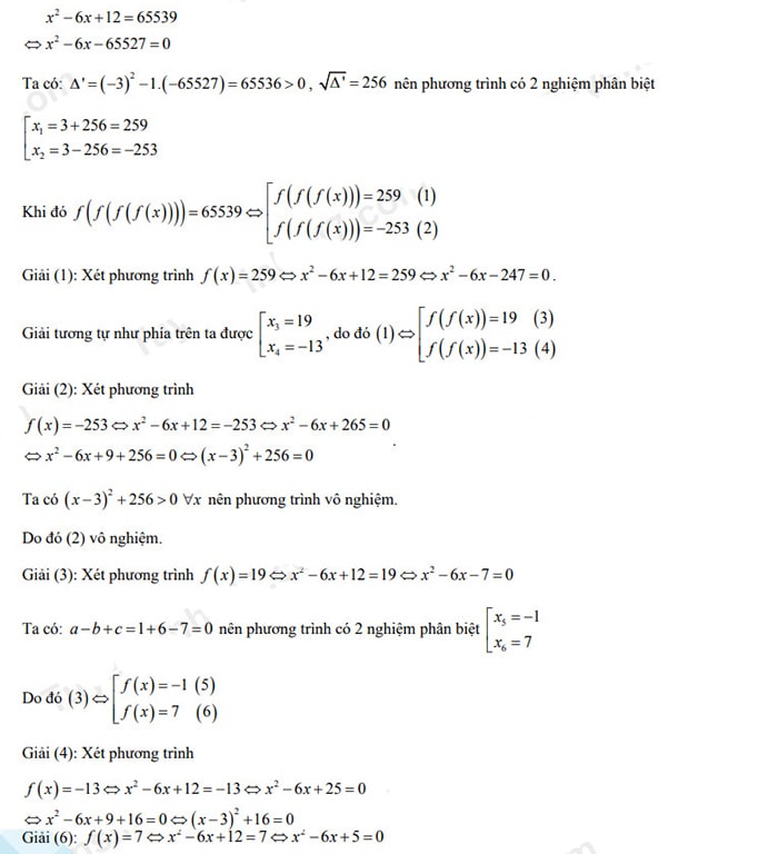 Đáp án đề thi tuyển sinh lớp 10 môn Toán 2022 Điện Biên