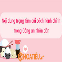 Mục tiêu, nhiệm vụ của nội dung trọng tâm cải cách hành chính trong Công an nhân dân