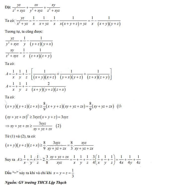 Đáp án đề thi vào 10 Vĩnh Phúc môn Toán 2022