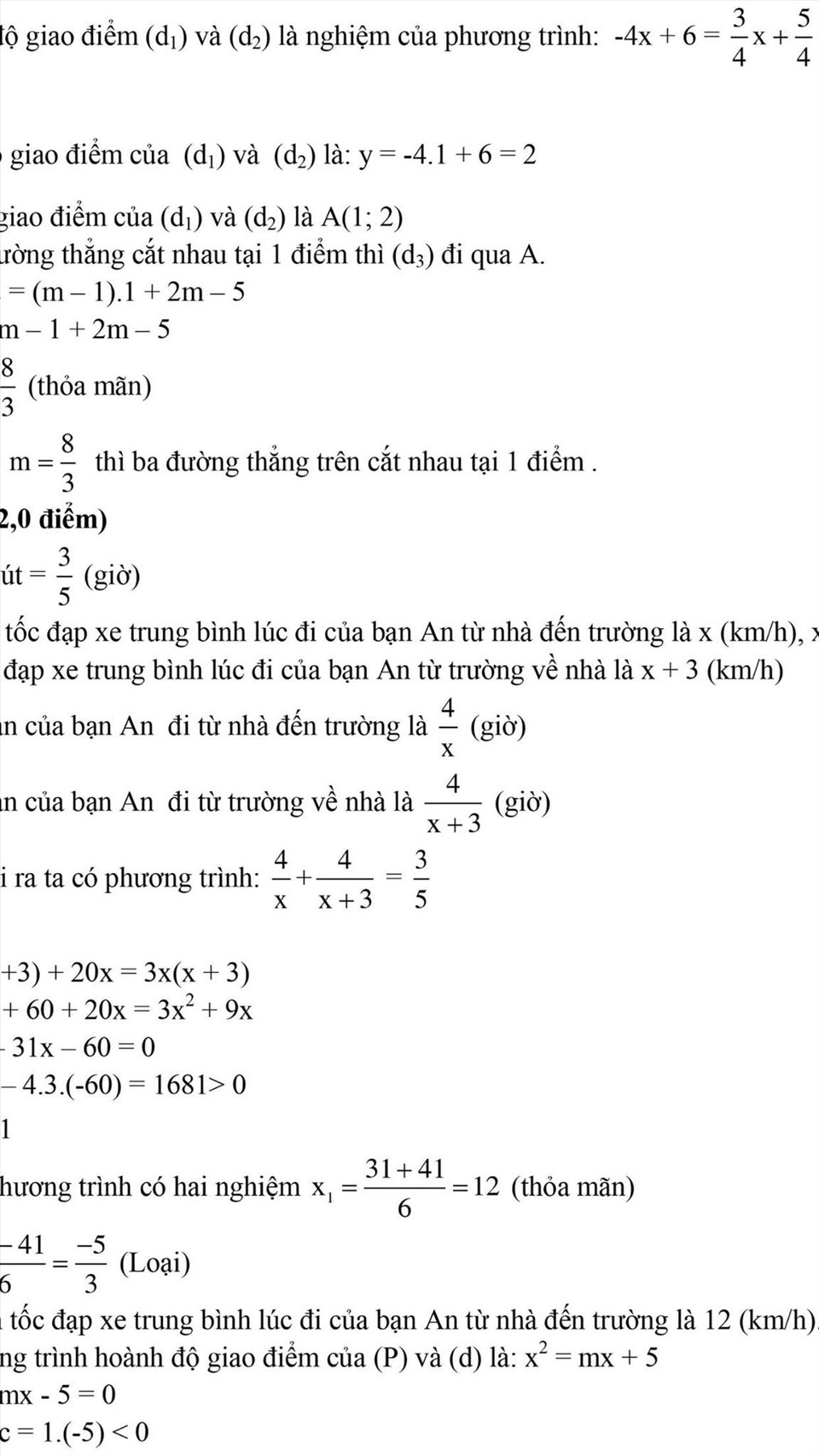 Đáp án đề thi tuyển sinh lớp 10 môn Toán Hải Dương 2022