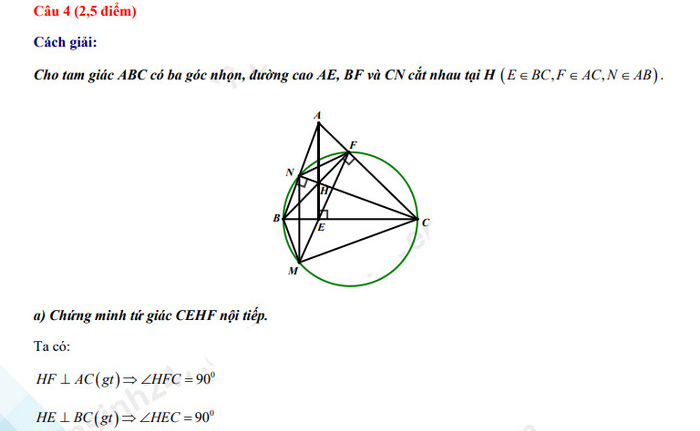  Đáp án đề thi vào 10 môn Toán An Giang 2022