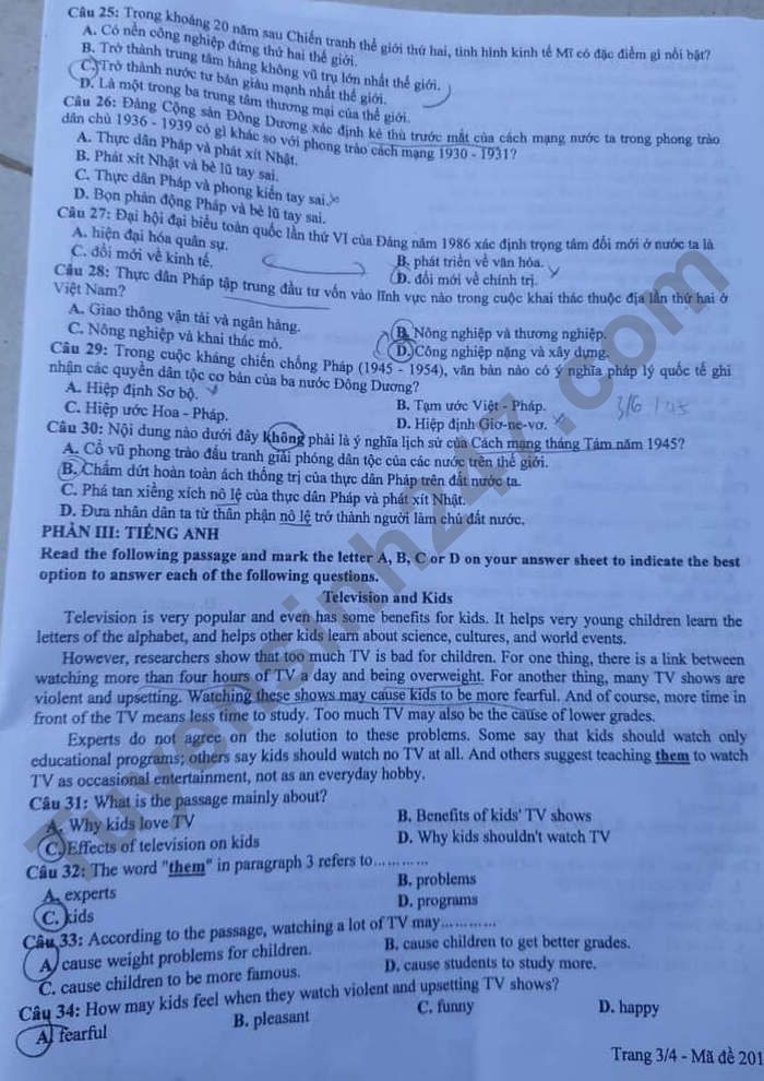 Dap an de thi vao lop 10 tinh Hung Yen 2022 - mon To hop