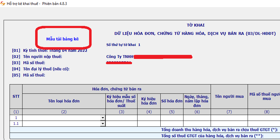 Hướng dẫn gửi tờ khai hóa đơn điện tử