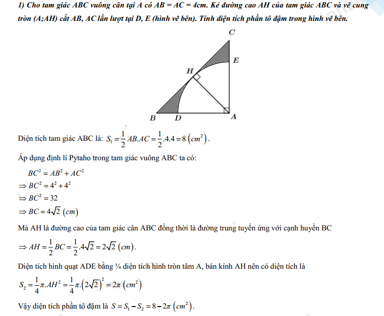 Đáp án đề thi tuyển sinh lớp 10 môn Toán Nam Định 2022