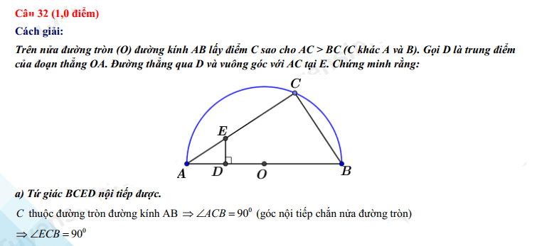 Đáp án đề thi tuyển sinh lớp 10 môn Toán Tuyên Quang 2022