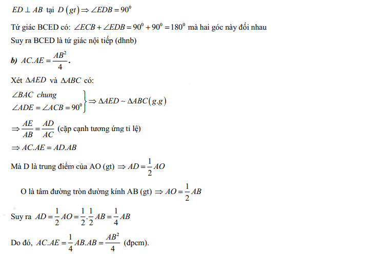 Đáp án đề thi tuyển sinh lớp 10 môn Toán Tuyên Quang 2022