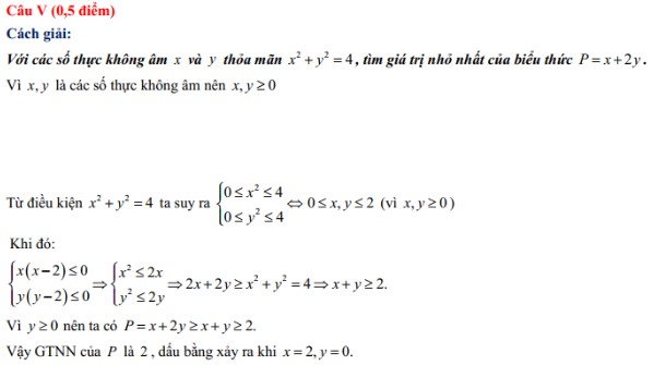 Đáp án đề thi tuyển sinh lớp 10 Hà Nội môn Toán 2022