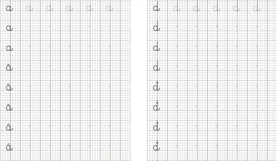  Vở tập viết cho học sinh lớp 1 