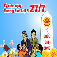 Thiệp chúc mừng ngày Thương binh liệt sĩ 27/7/2024