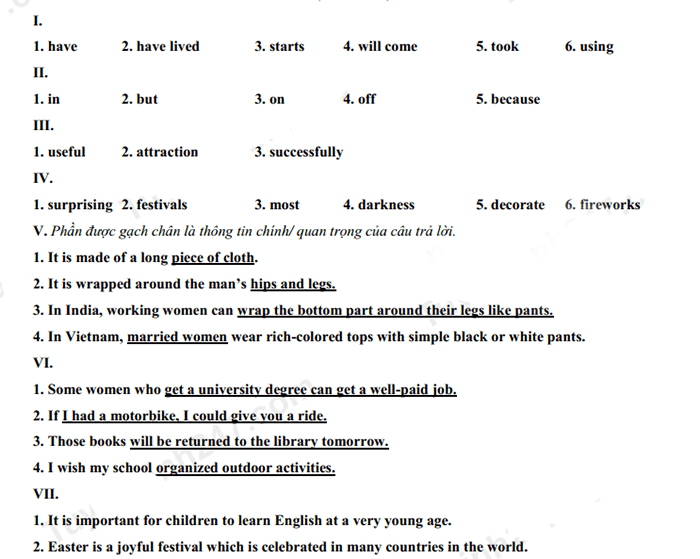 Đáp án đề thi vào 10 2022 môn Anh Long An