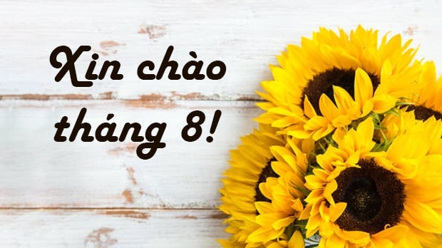 Hình ảnh chào tháng 8 đẹp