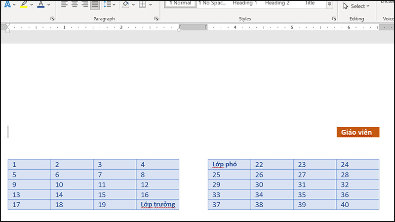 Cách vẽ sơ đồ lớp trên Word